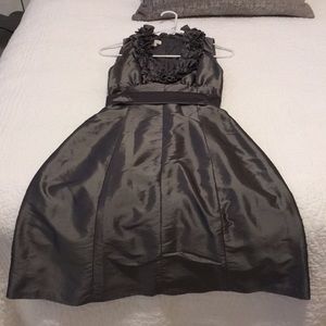 London times silver gray dress